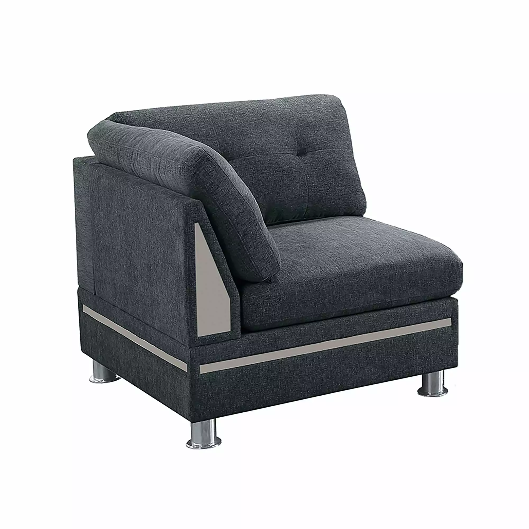 CoSoTower Corner Sofa Charcoal