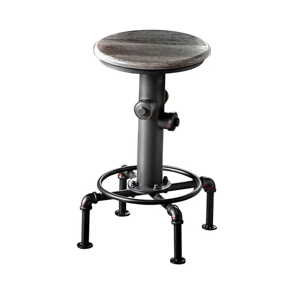 Fire Hydrant Influence Metal Counter Height Chair Set 2 Antique Black royal hampton