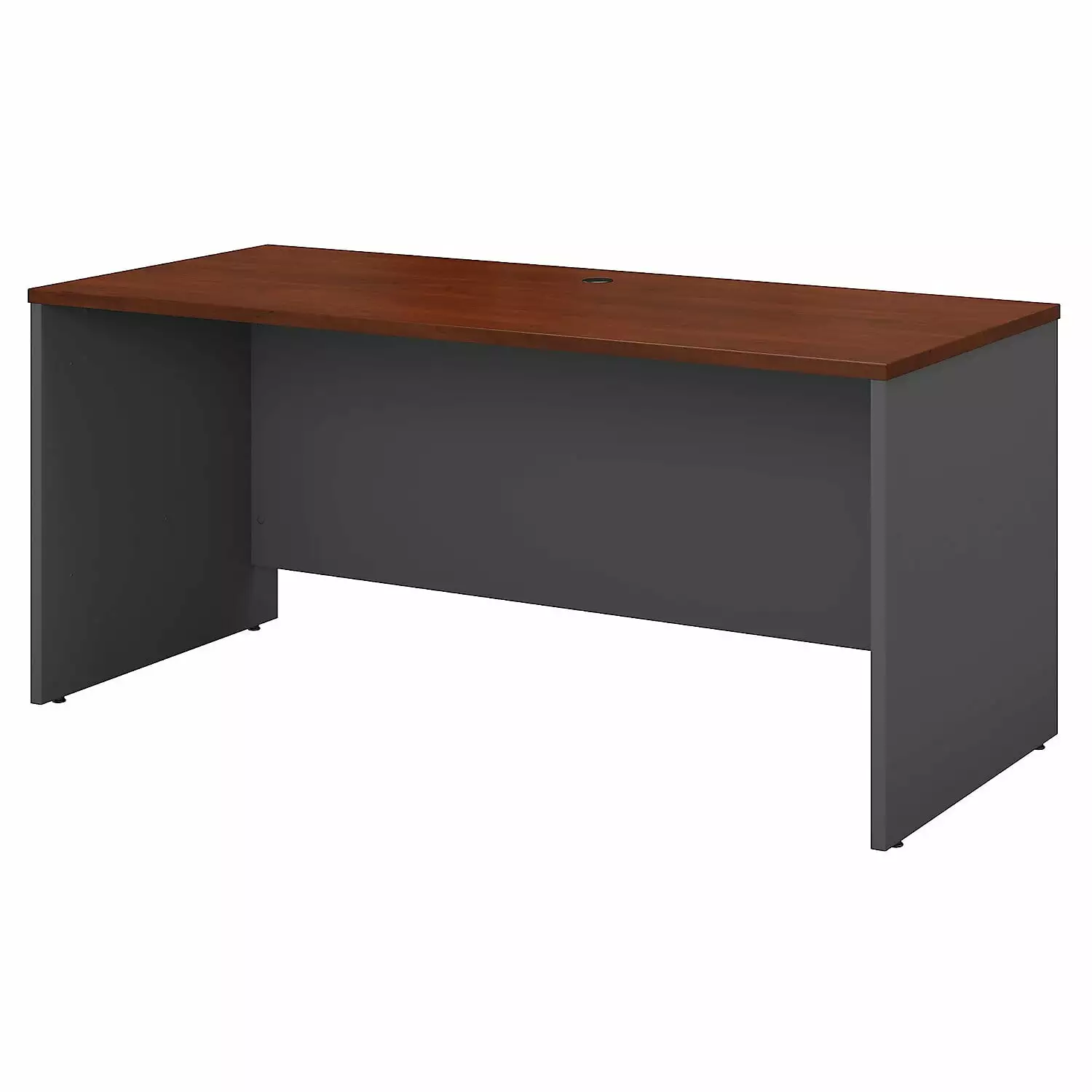 Series C 60W x 24D Credenza Desk Hansen Cherry Engineered Wood Home Office Bush Furniture