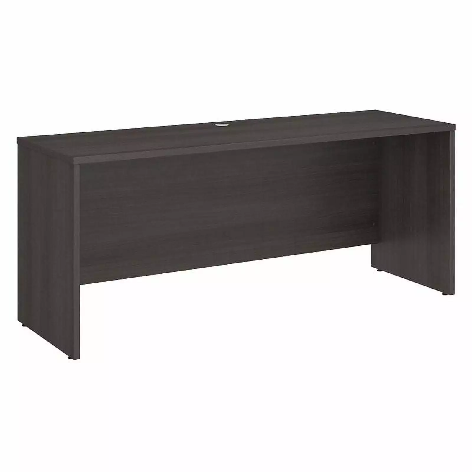 Pemberly Row 72W x 24D Storm Gray Engineered Wood Credenza Desk