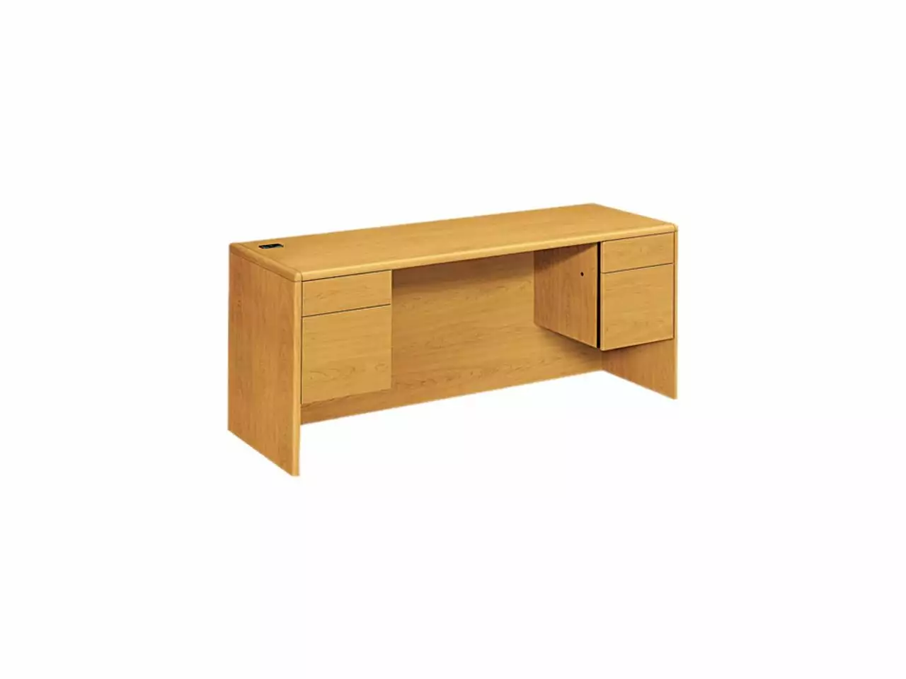 HON 10743CC 10700 Kneespace Credenza 3/4 Height Pedestals 72w x 24d x 29-1/2h Harvest Office Desk
