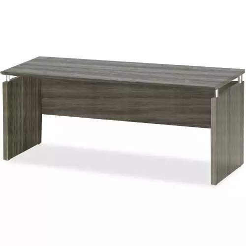 Mayline Medina Credenza 72 x 20 x 29.5 - Gray Steel Laminate Finish Beveled Edge Safco