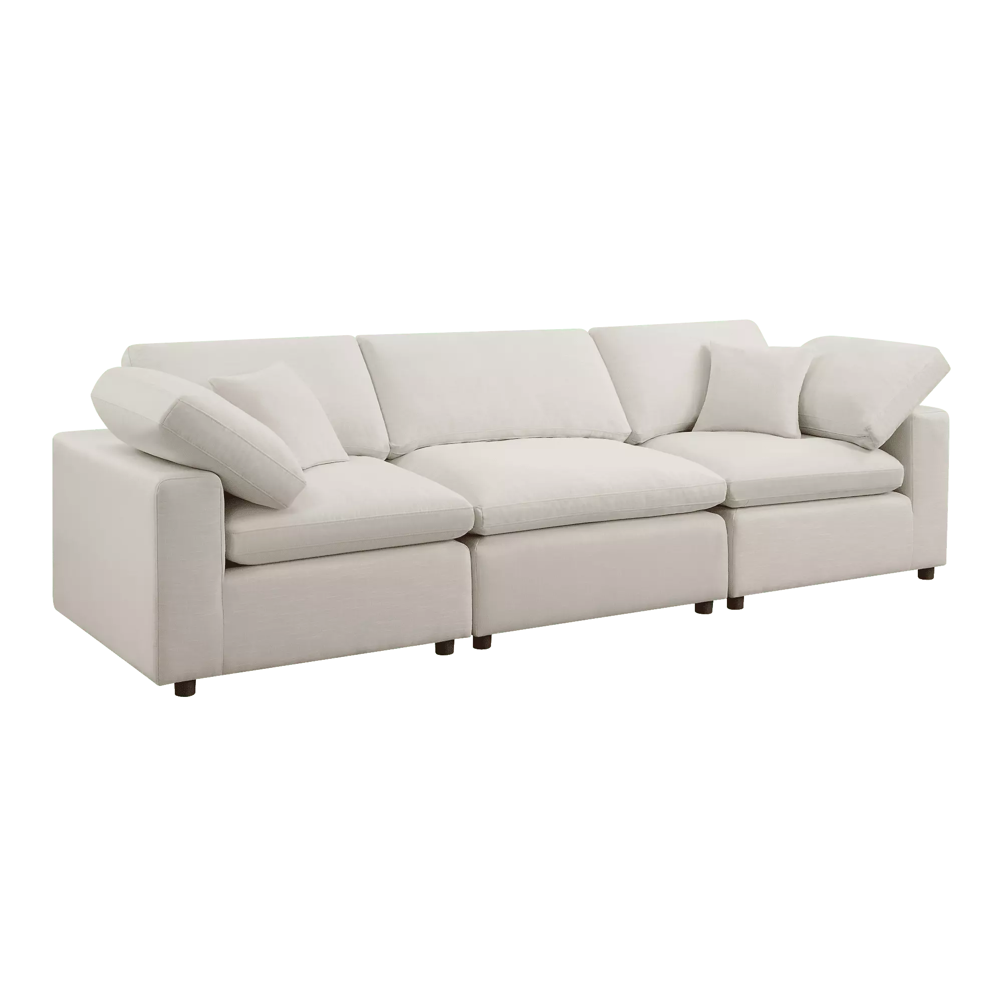 Modern Modular Sectional Sofa Set Self-customization Design Sofa White ANTFURN