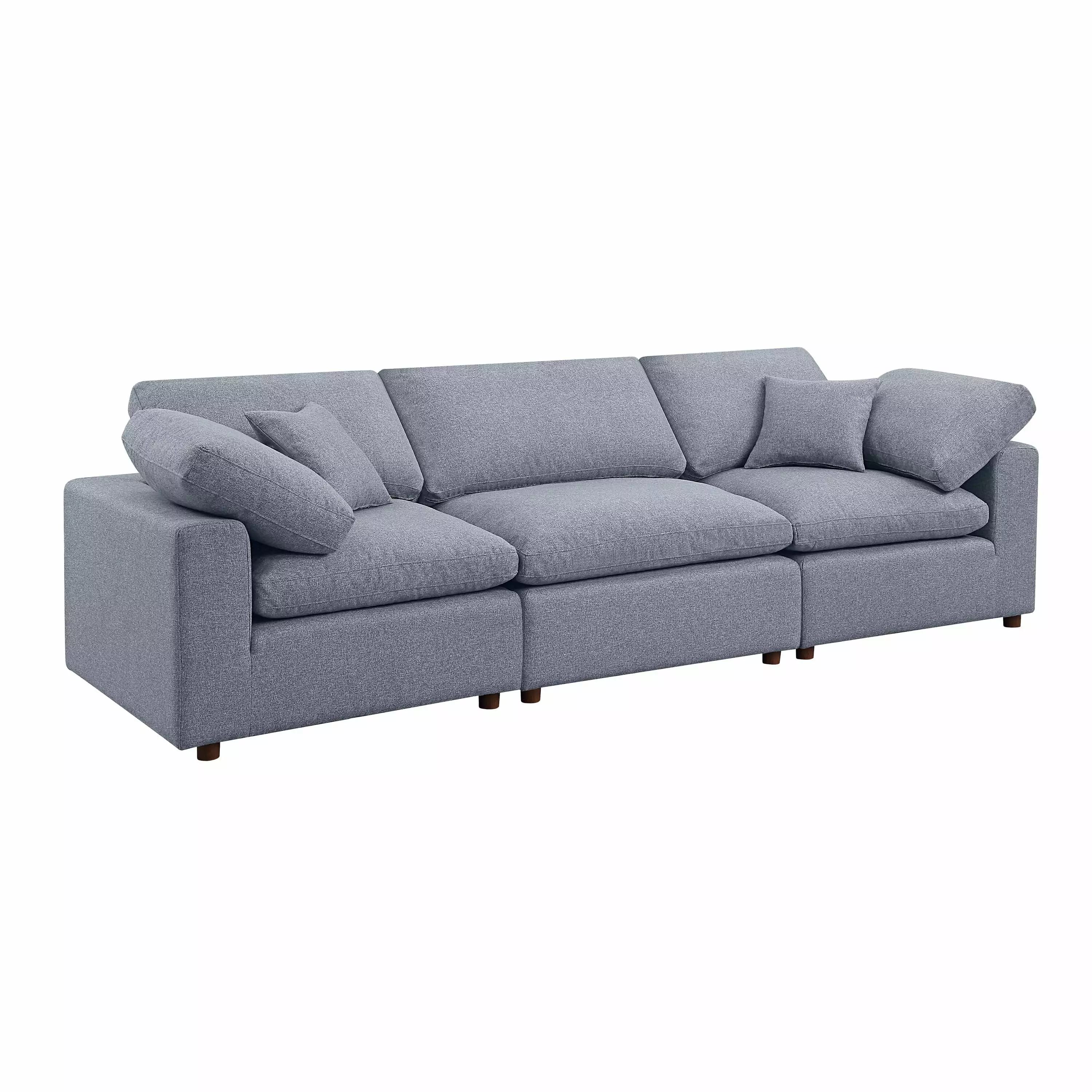 DeeHome Modern Modular Sectional Sofa Set Self-customization Design Sofa Grey
