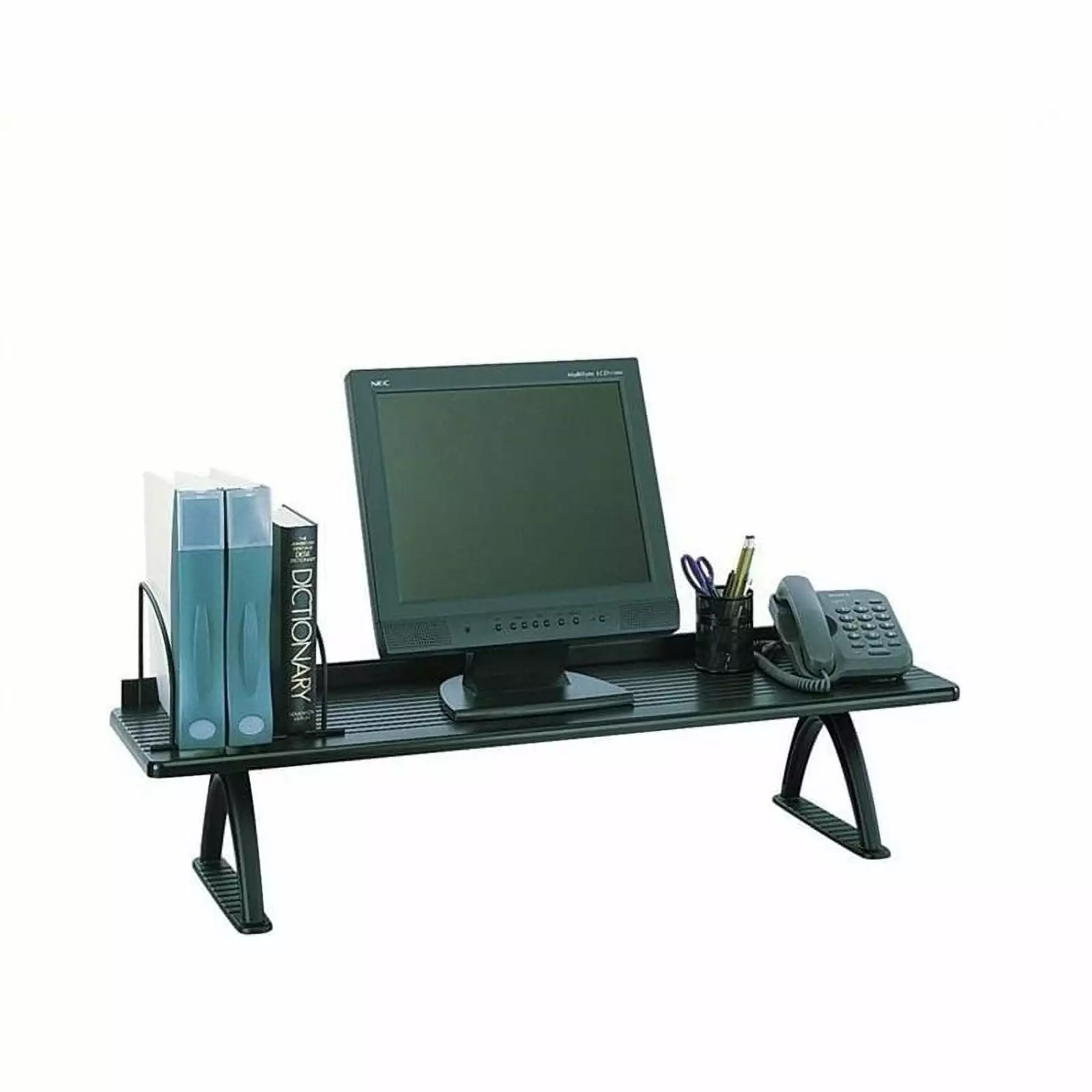 Scranton & Co Black 42 Desk Riser Monitor and Laptop Stand