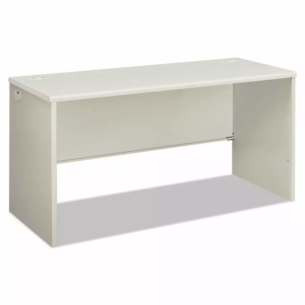 HON 38000 Series 60 x 24 x 30 Desk Shell Light Gray Silver