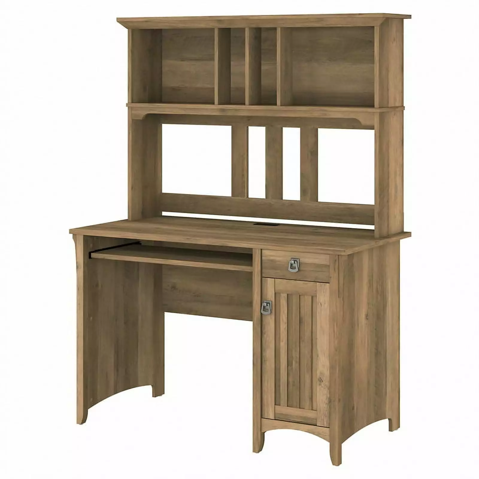 UrbanPro Farmhouse Small Computer Desk Hutch Reclaimed Pine - Rustic Home Office Desk