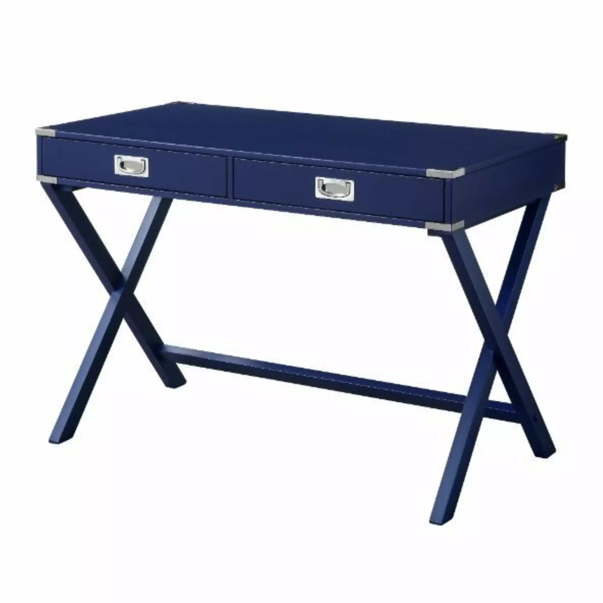 Ergode Navy Blue Writing Desk Modern Home Office Furniture