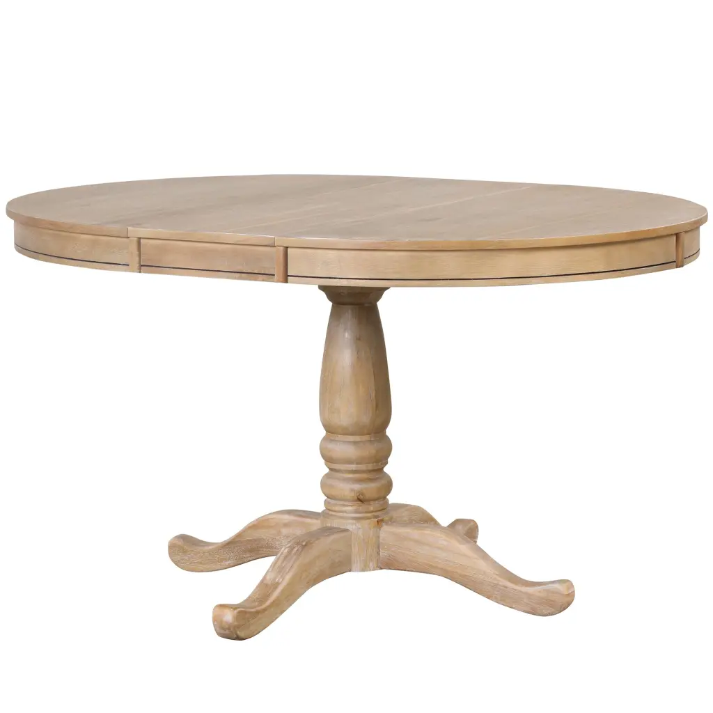Modern Round Dining Table Set 4 Kitchen Chairs rnb