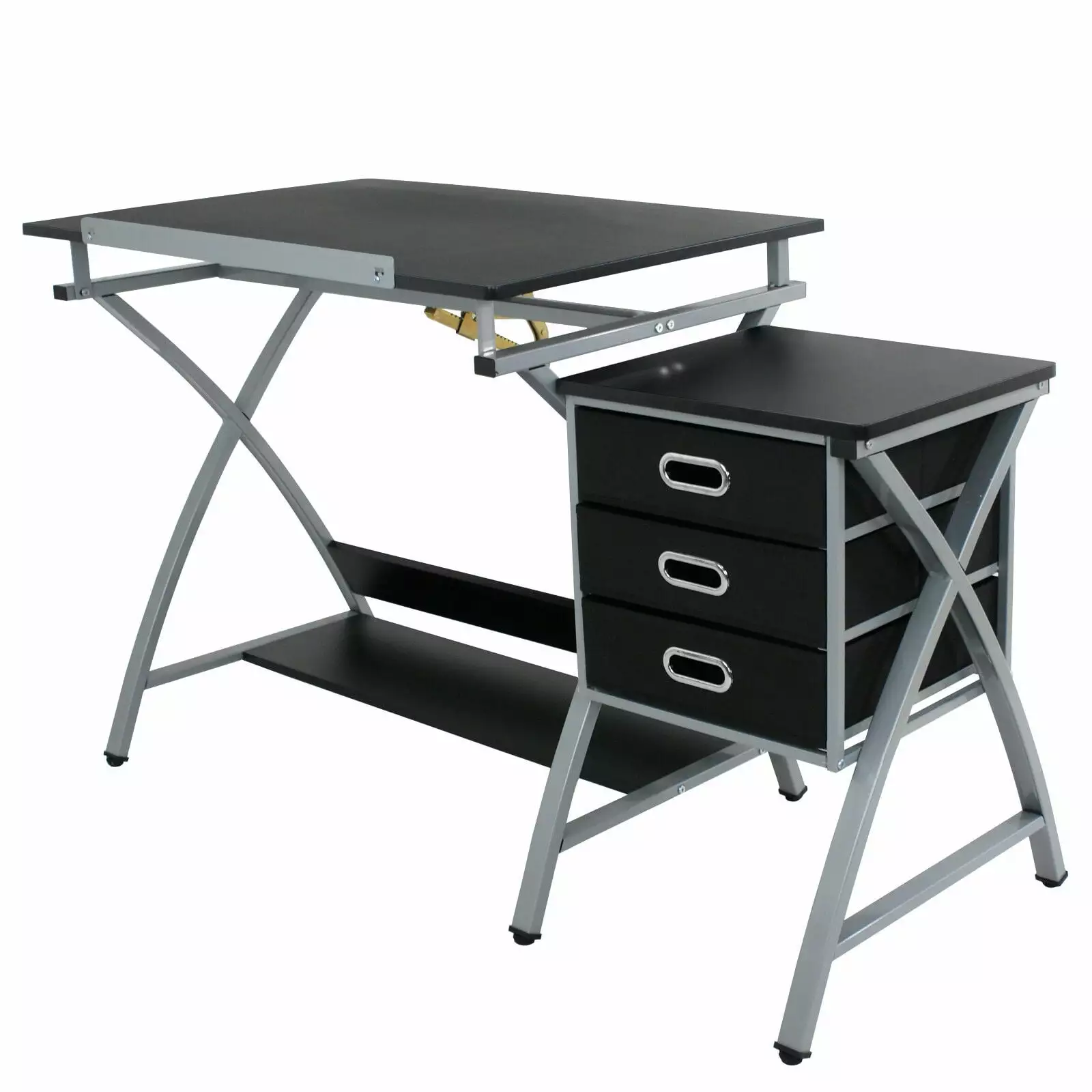 ZenStyle Drafting Table Art & Craft Drawing Desk Folding Adjustable Stool