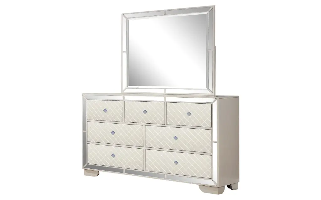 Madison Upholstery Dresser Made Wood Beige Color Beige Drawer galaxy home furnishings
