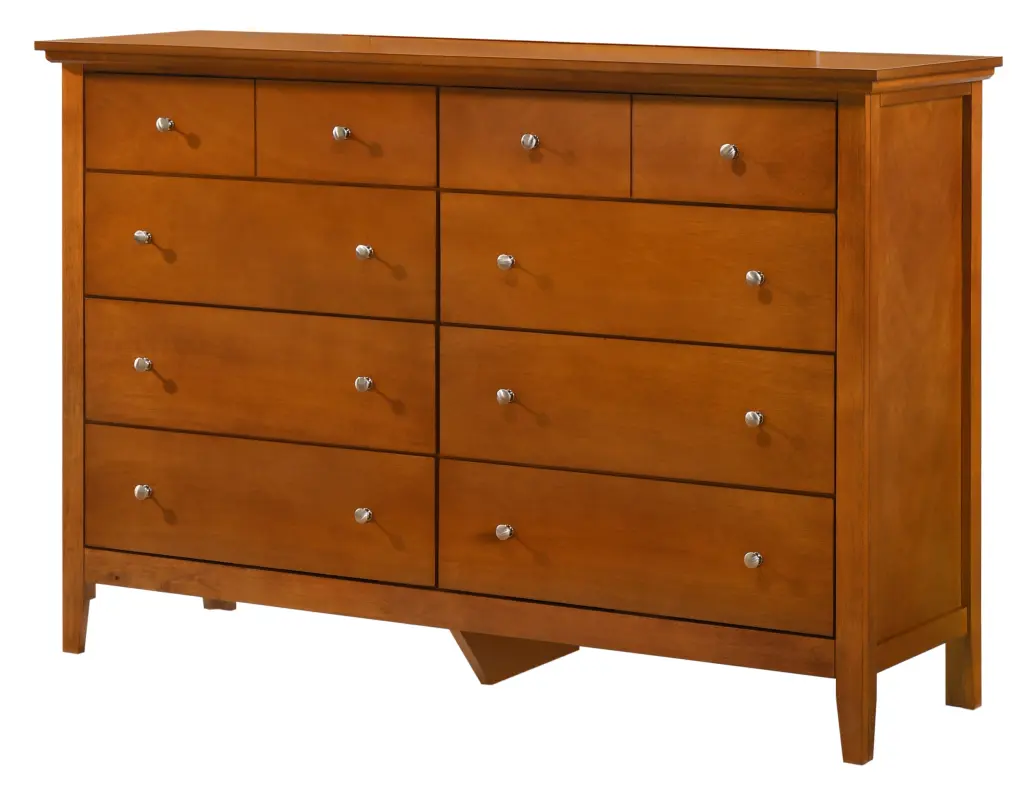 Hammond G5460 D Dresser Oak Finish Particle Board Construction glory furniture