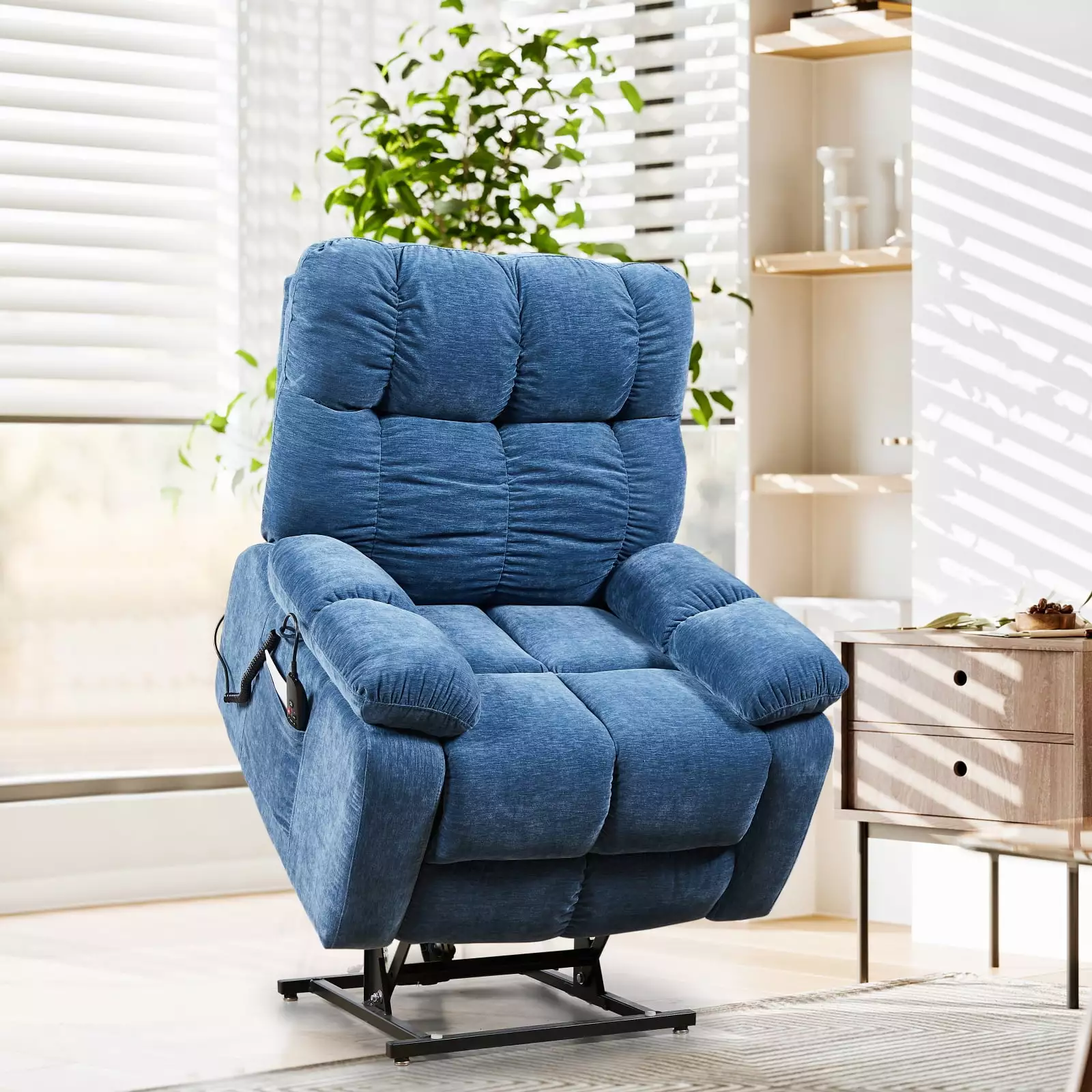 Miekor Furniture Electric Power Lift Recliner Chair Airbag Massage and Heating Elderly