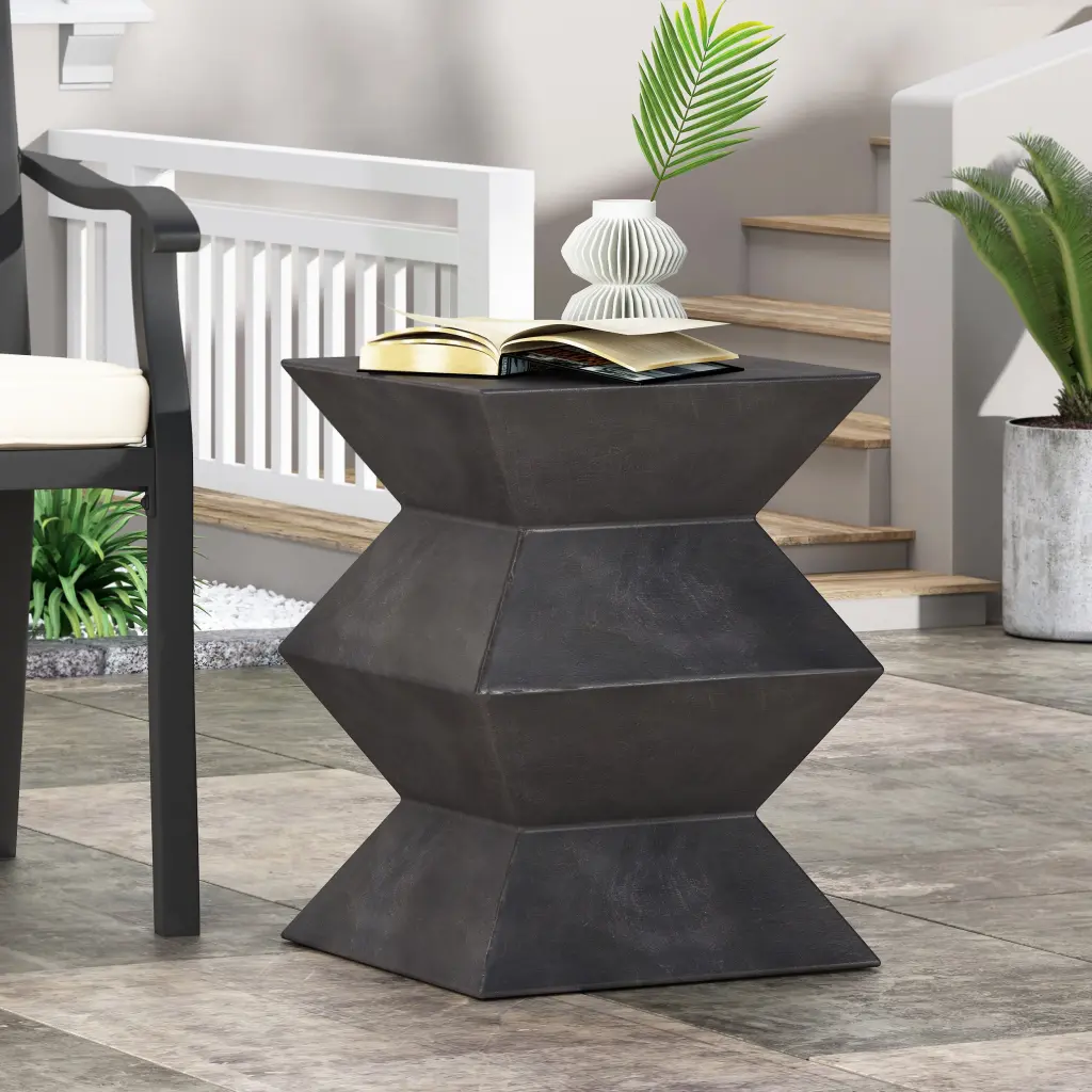End Table Copper Magnesium Oxide Modern Side Table nh-gardenpara