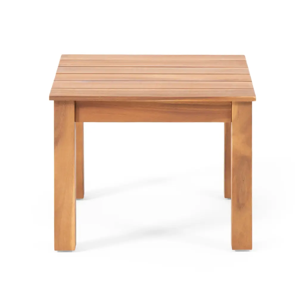 Temecula Side Table Brown Wood - Rustic End Table Living Room or Bedroom nh-sunfay