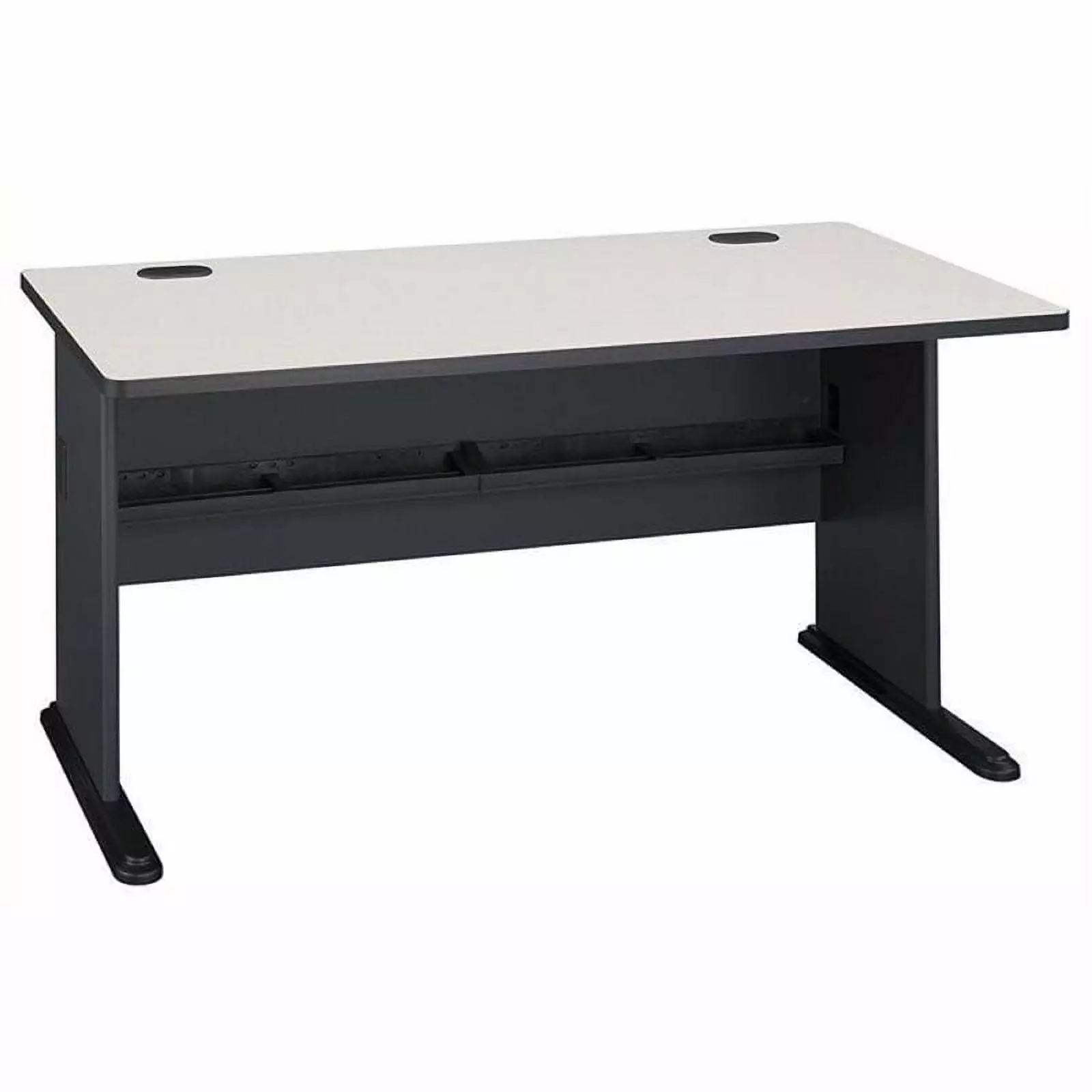 Bowery Hill 60 Desk Slate Modern Engineered Wood Desk Home Office
