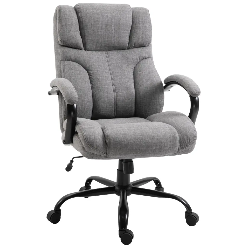 500Lbs Big and Tall Office Chair Wide Seat and Ergonomic Design aosom business