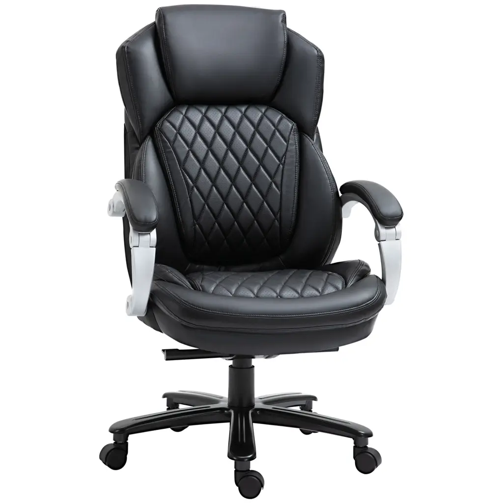 Vinsetto Big And Tall Executive Office Chair - Wide Seat Computer Chair Maximum Comfort aosom business