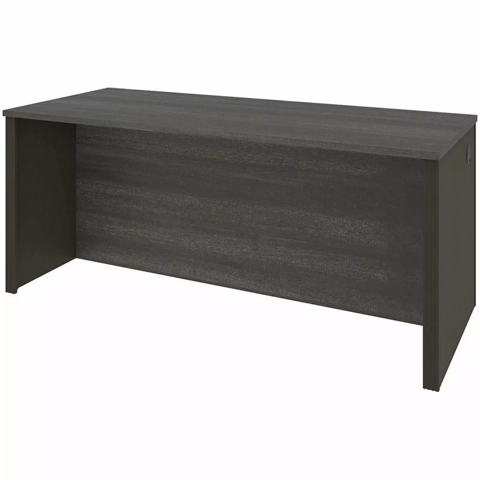 Atlin Designs Executive Writing Desk Bark Gray and Slate