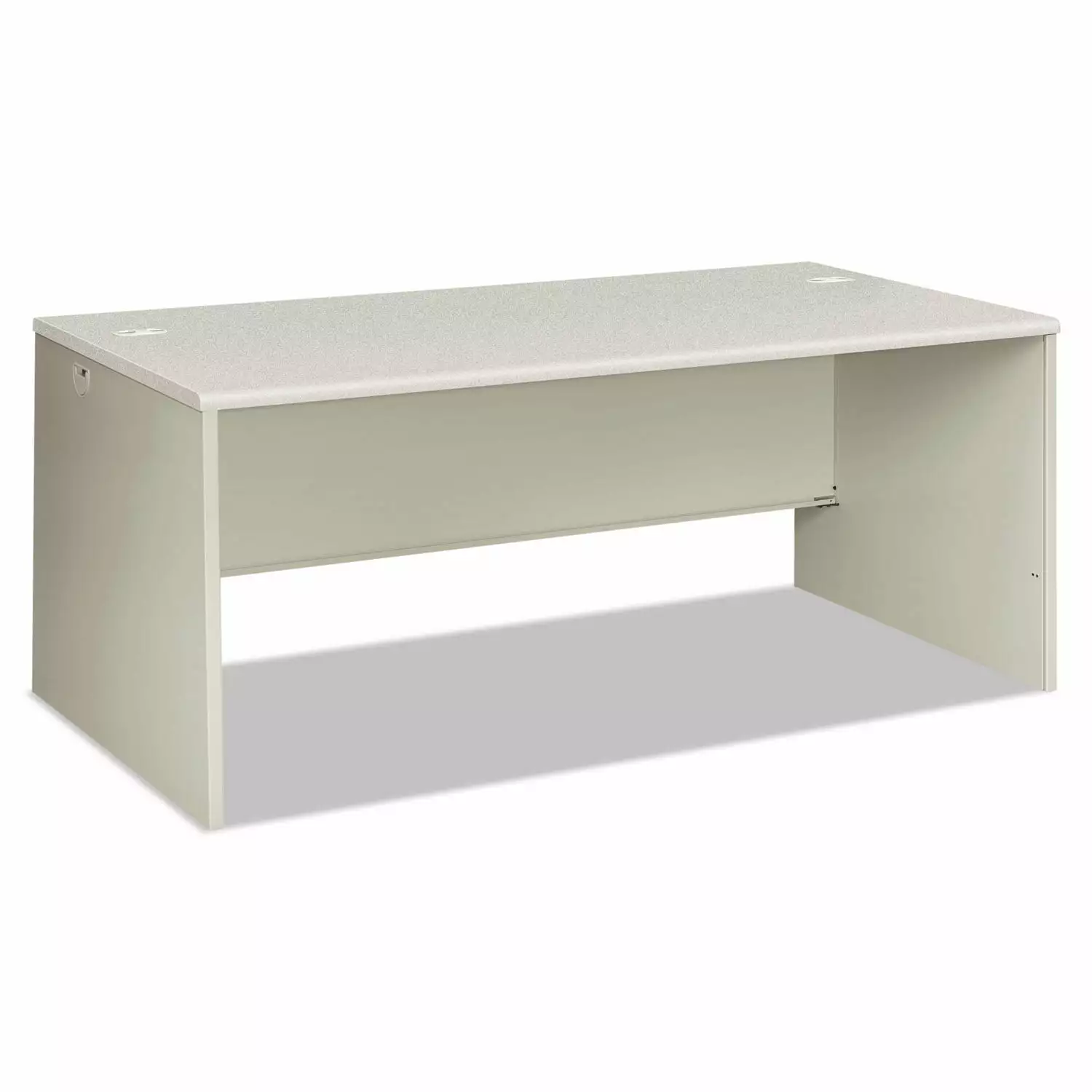 HON 38000 Series 72 x 36 Desk Shell Light Gray Silver