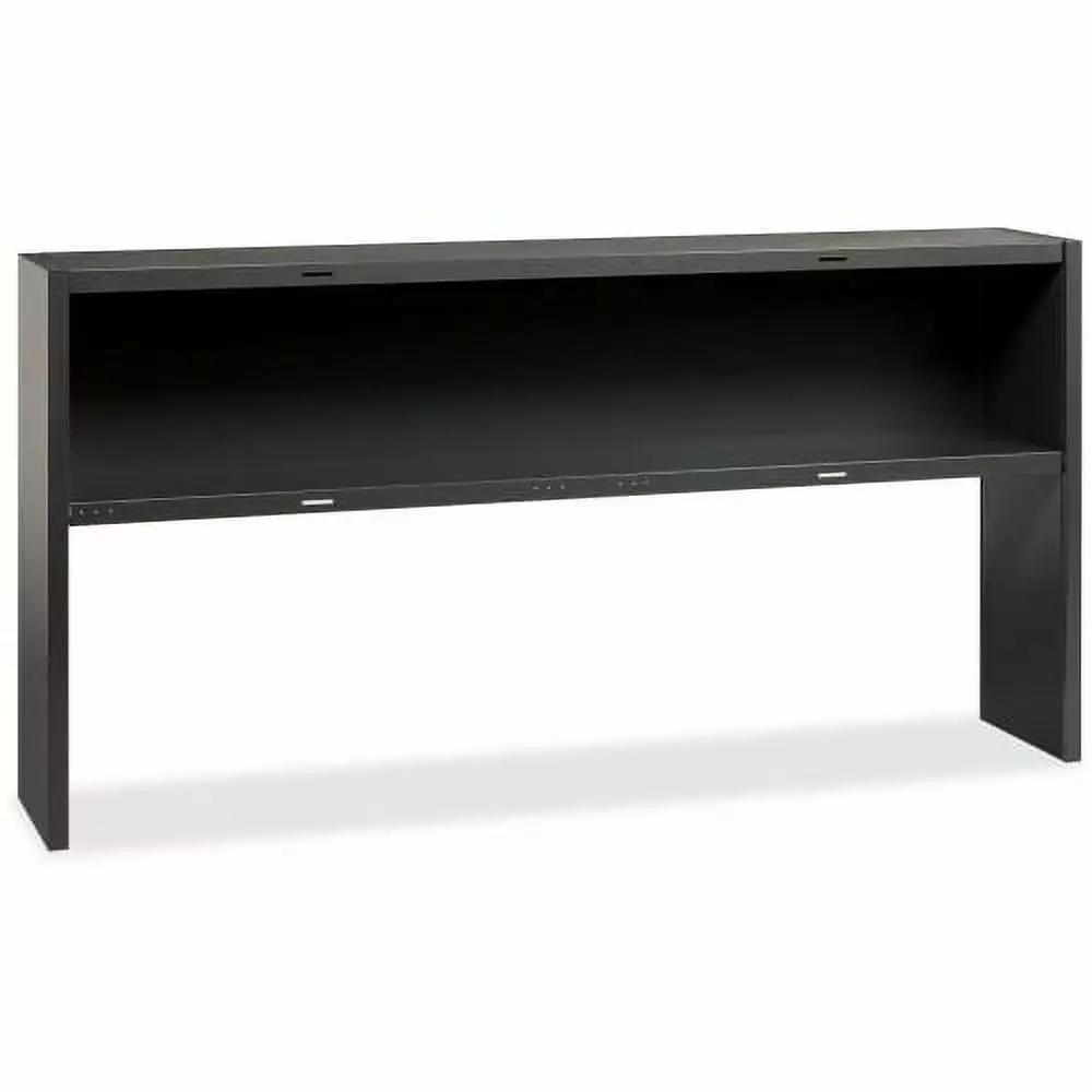 Lorell Charcoal Steel Desk Series Stack-on Hutch 72 Steel Finish Office Desk