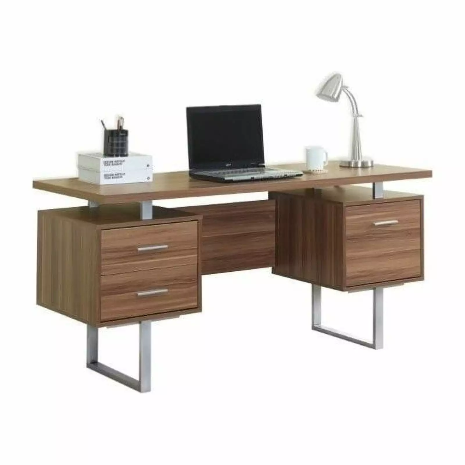 Scranton & Co 60 Office Desk Walnut - Classic Executive Desk