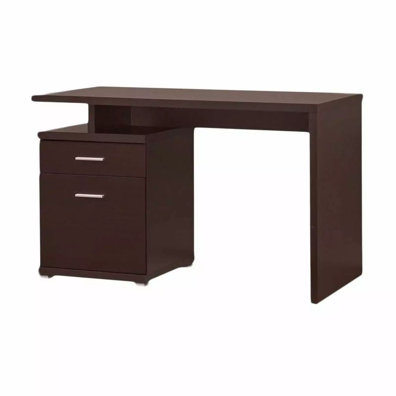 Stonecroft Furniture Contemporary Desk Cabinet Cappuccino Finish