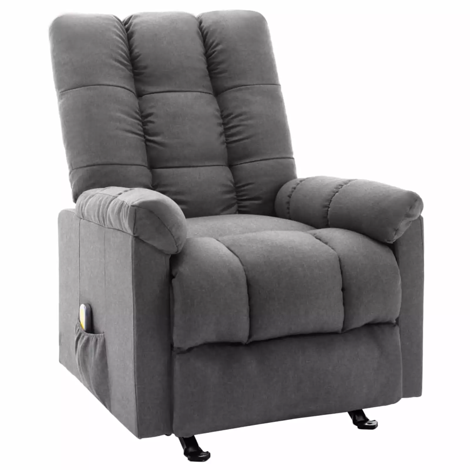 Aibecy Gray Fabric Recliner Chair Comfortable Padding and Stylish Design