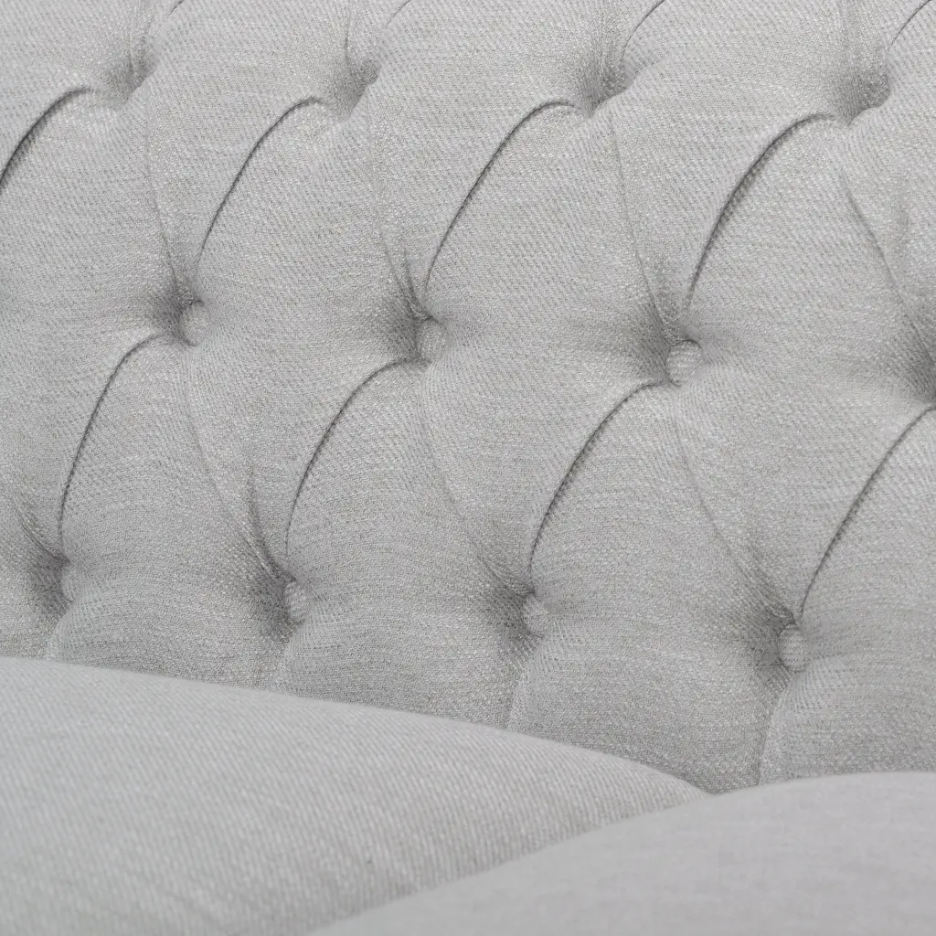 Sofa 3 Seater Grey Fabric Modern Living Room Couch nh-inmax