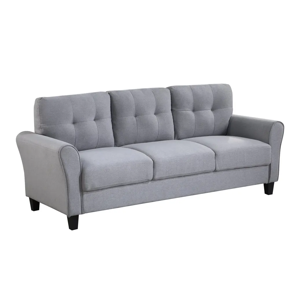79.9 Inch Modern Living Room Sofa Linen Upholstered Couch Home oris fur.