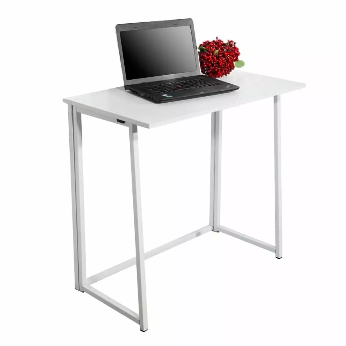 ARCTICSCORPION Computer Desk Simple Collapsible Office Desk White Space Saving Design