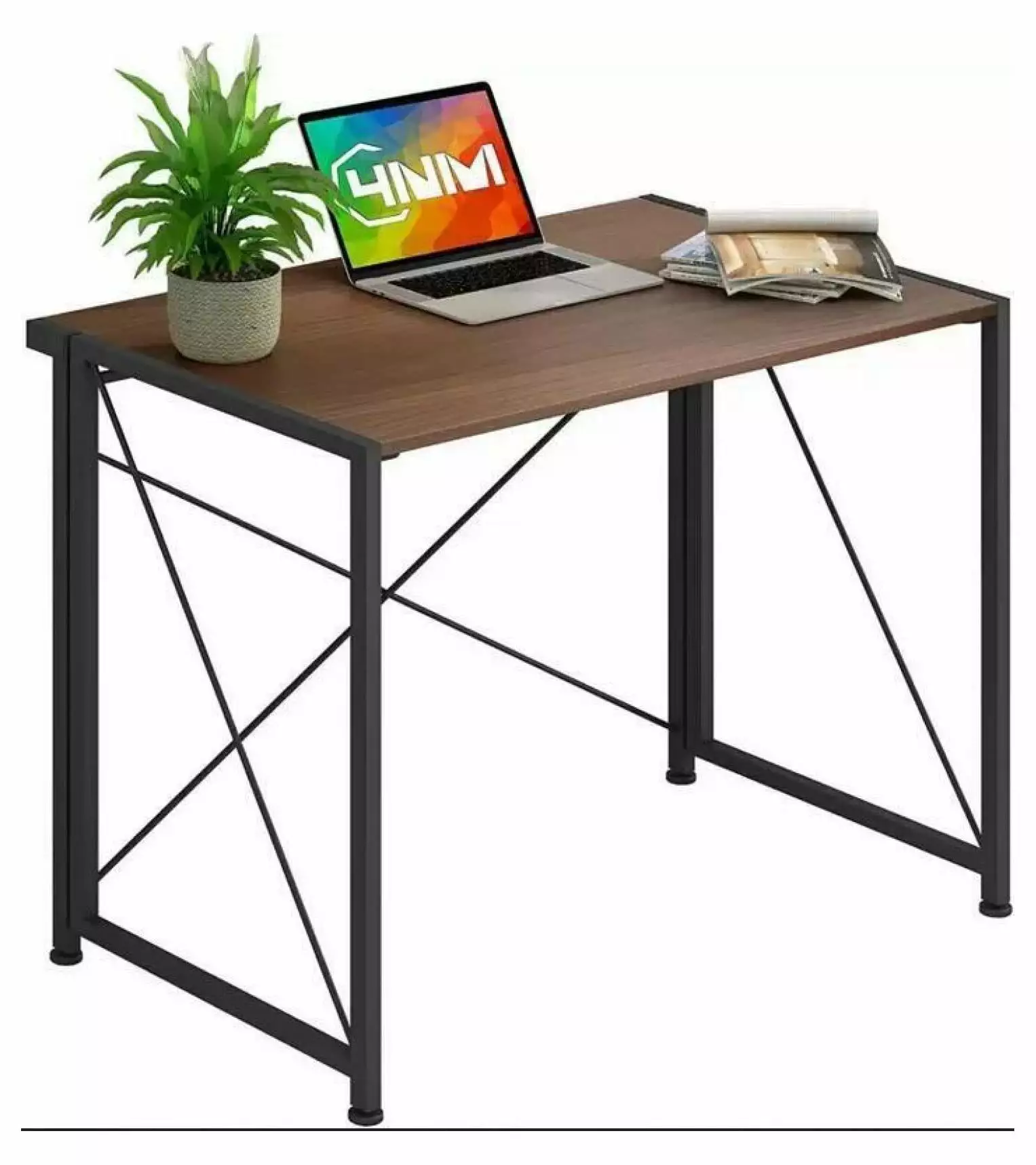 FENG20 Folding Computer Desk Foldable Study Writing Table Laptop Home Office