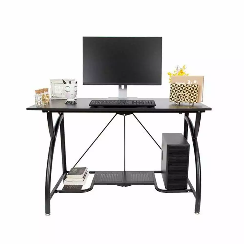 Origami Multi Purpose Folding Office Table Desk Black 2 Pack Origami Rack