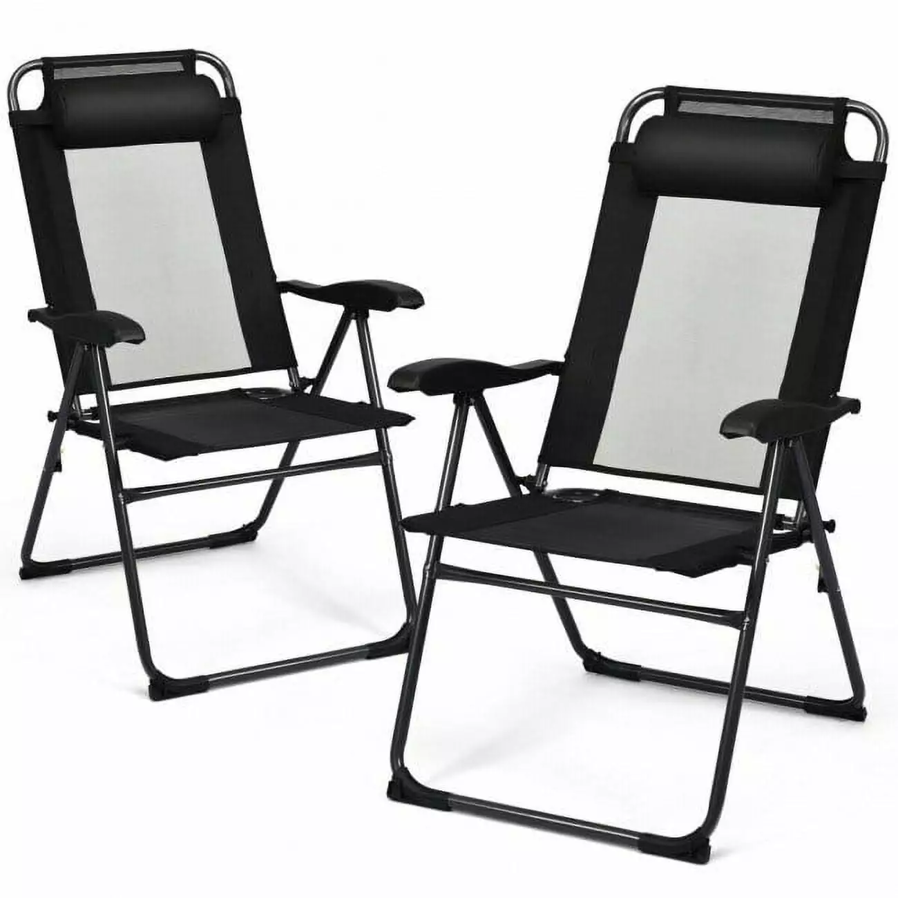 Adjustable Folding Recliner Chairs Set 2 - Outdoor Relaxation Style and Comfort Hooya Imp.& Exp.