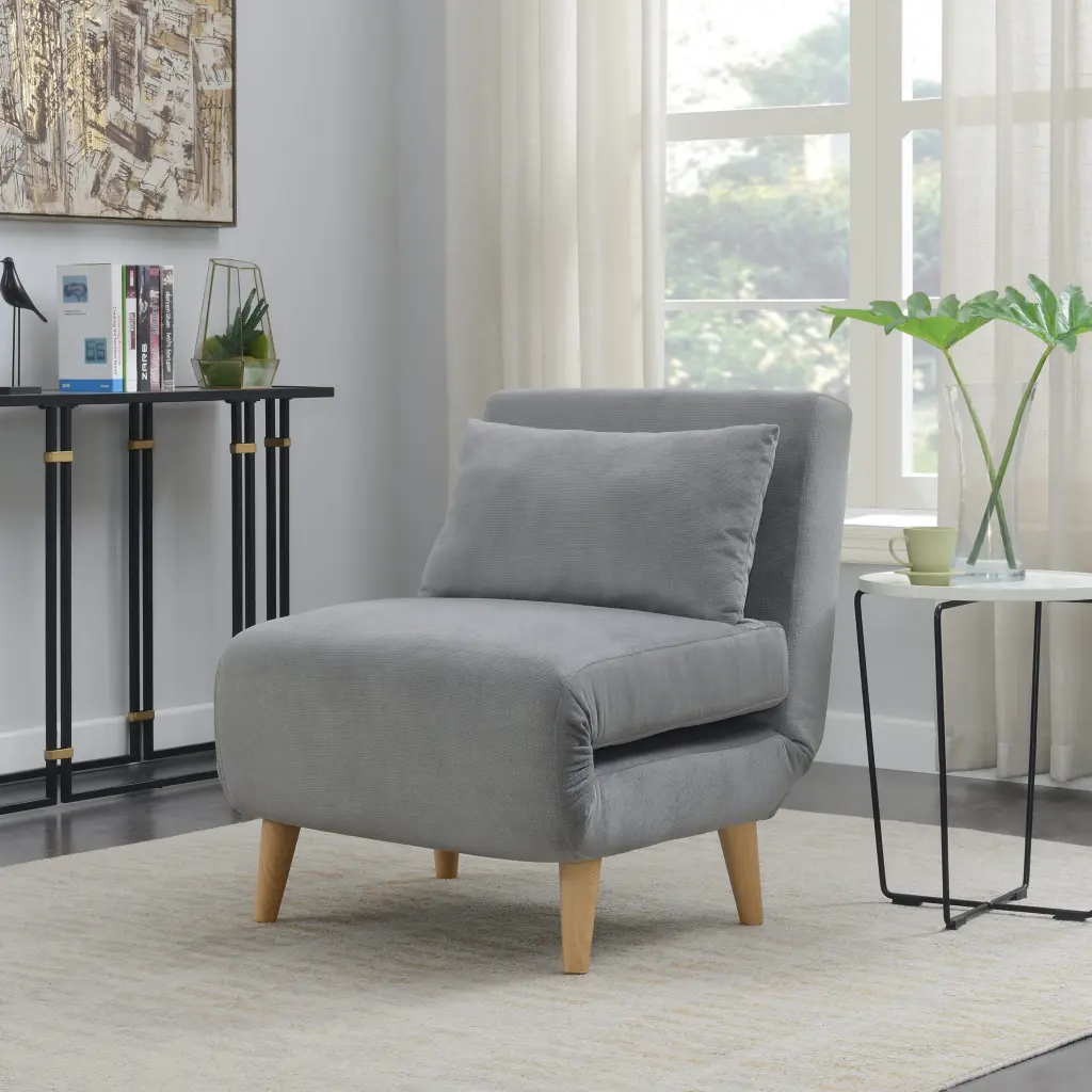 1Pc Sofa Futon Convertible Sleeper Modern Polished Active Reclining Chair kanepe