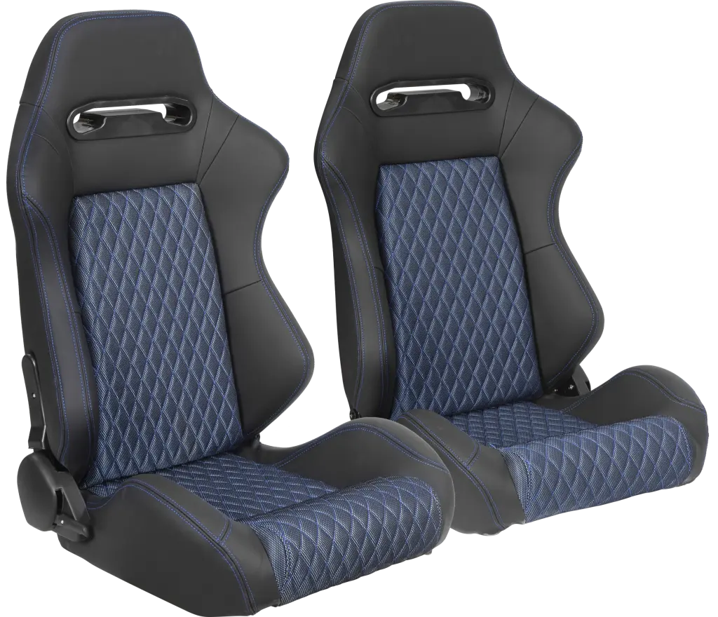 Racing Seat Black Blue Vinyl Gaming Chair jiabeir racingseat