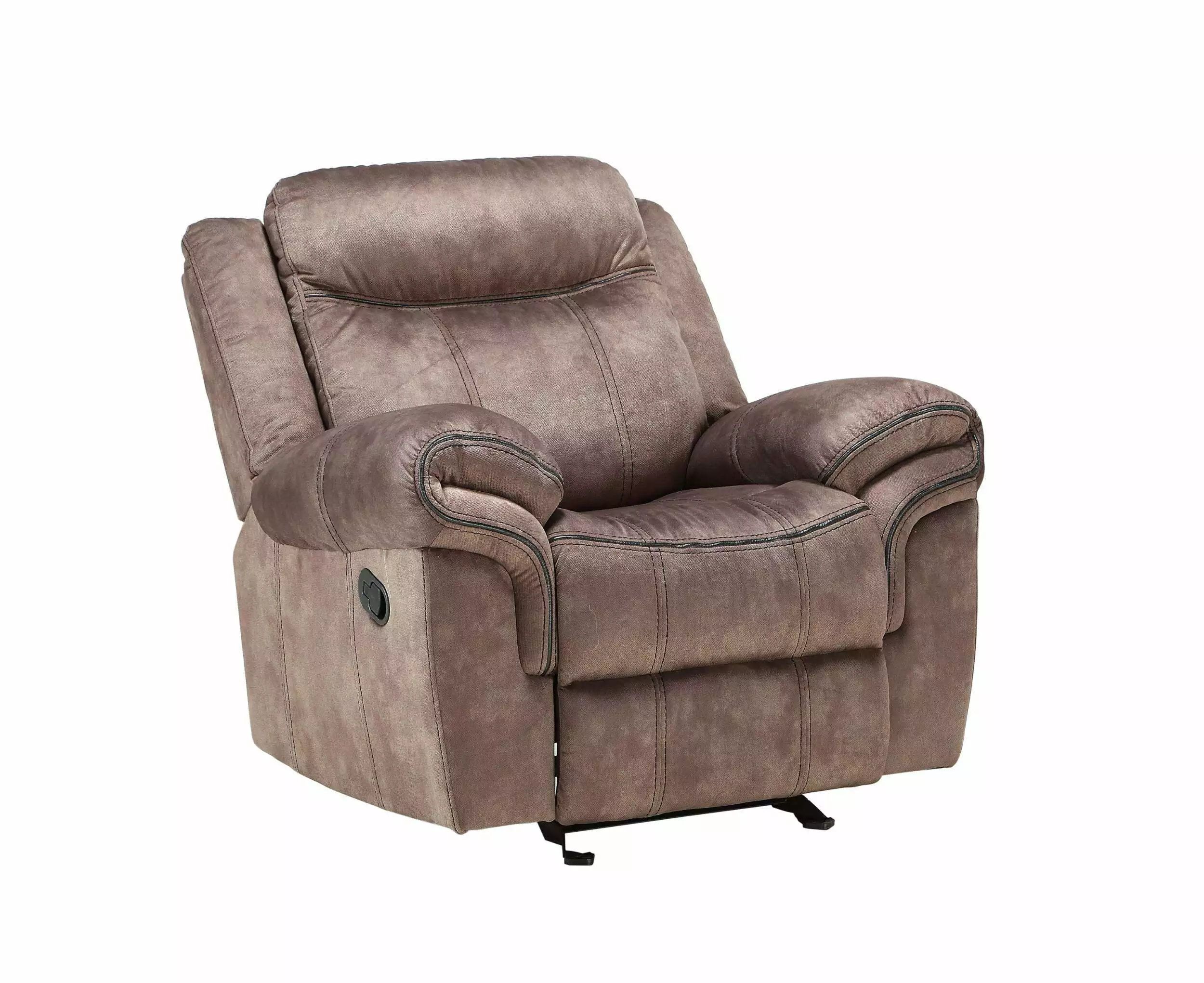 ACME Zubaida Glider Recliner 2-Tone Chocolate Velvet