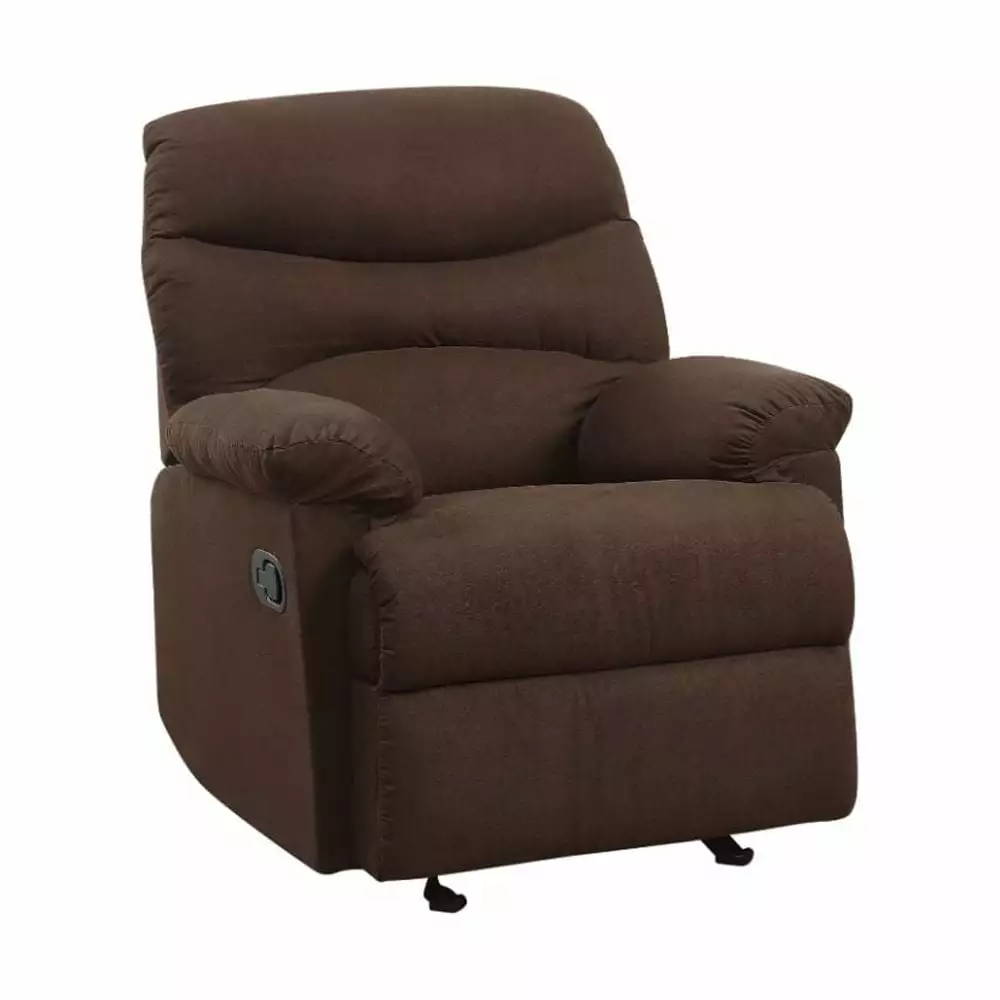 Arcadia Glider Recliner Plush Upholstered Rocking Chair Nursery or Living Room