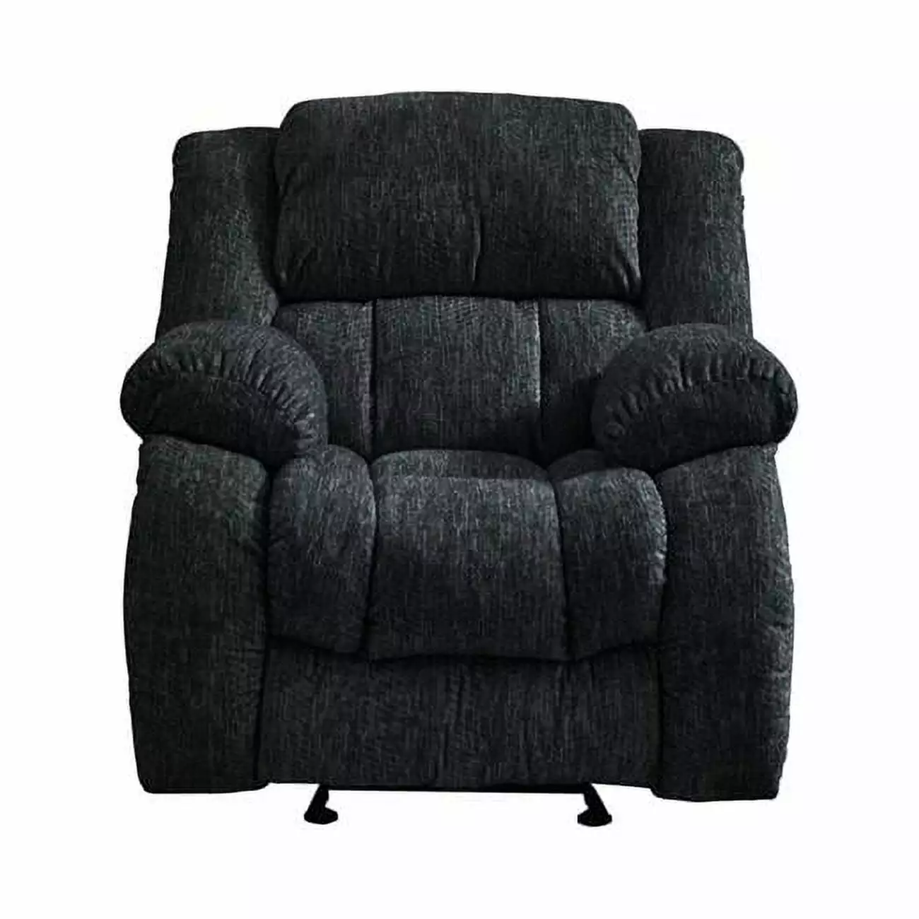 Global Furniture U250 Ebony Fabric Glider Recliner Smooth Motion Global Furniture USA