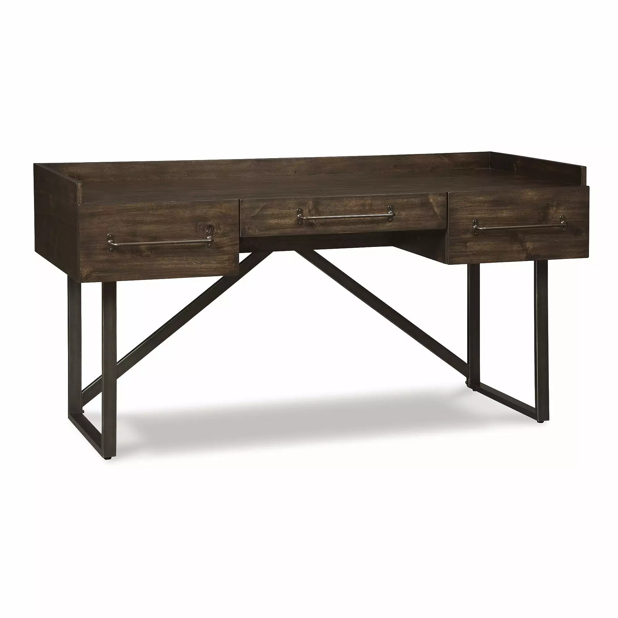 Ashley Contemporary Starmore 63 Home Office Desk Brown Modern Workstation Signature Design by Ashley