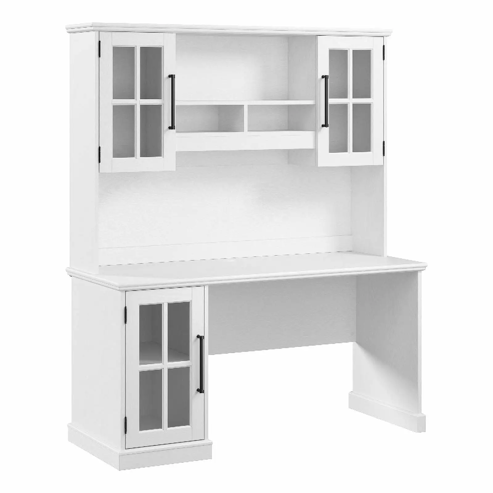 Bowery Hill Modern 60W Computer Desk Hutch - Sleek Office Design