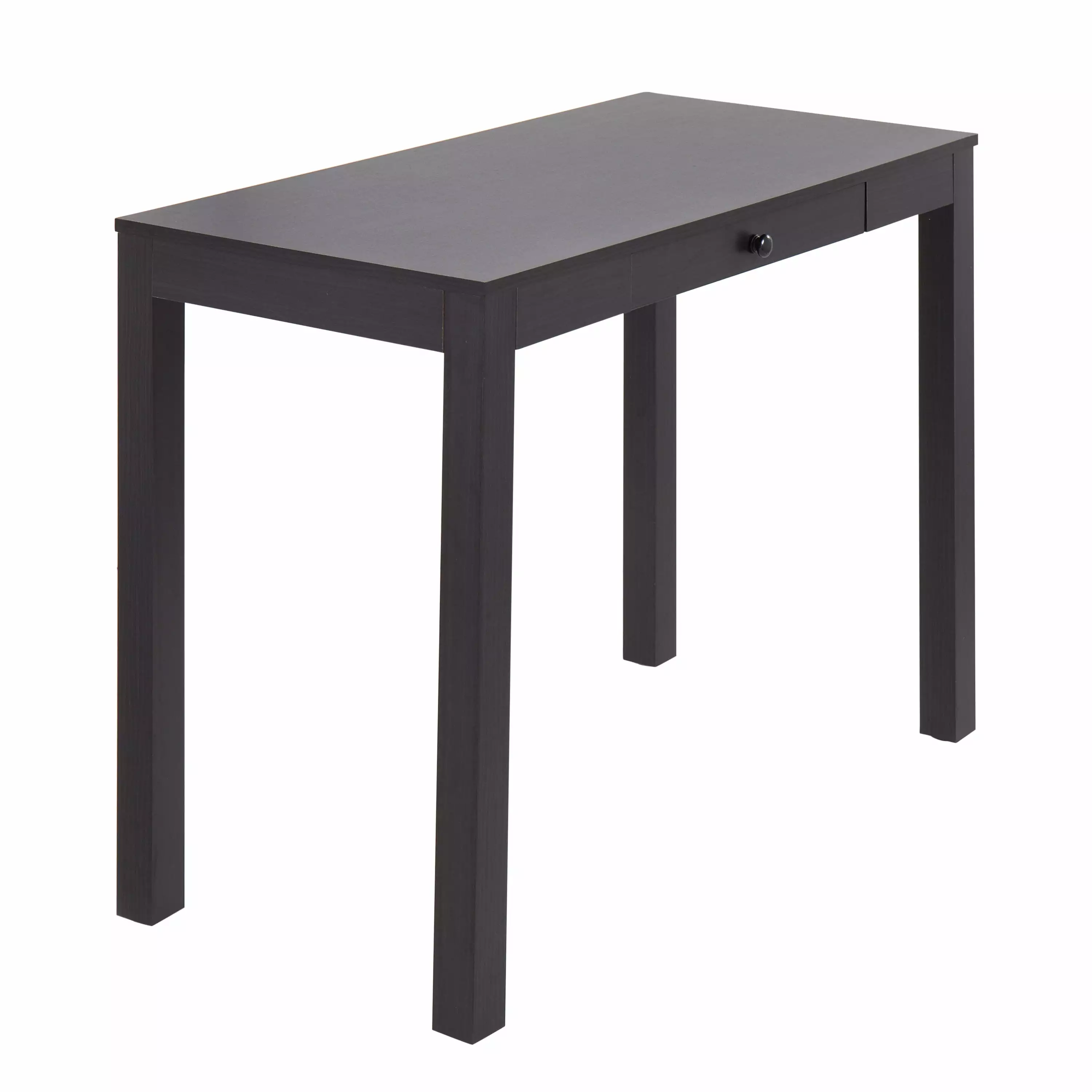 CoSoTower Industrial Black Steel and Brown Wood Desk Lumisource Office
