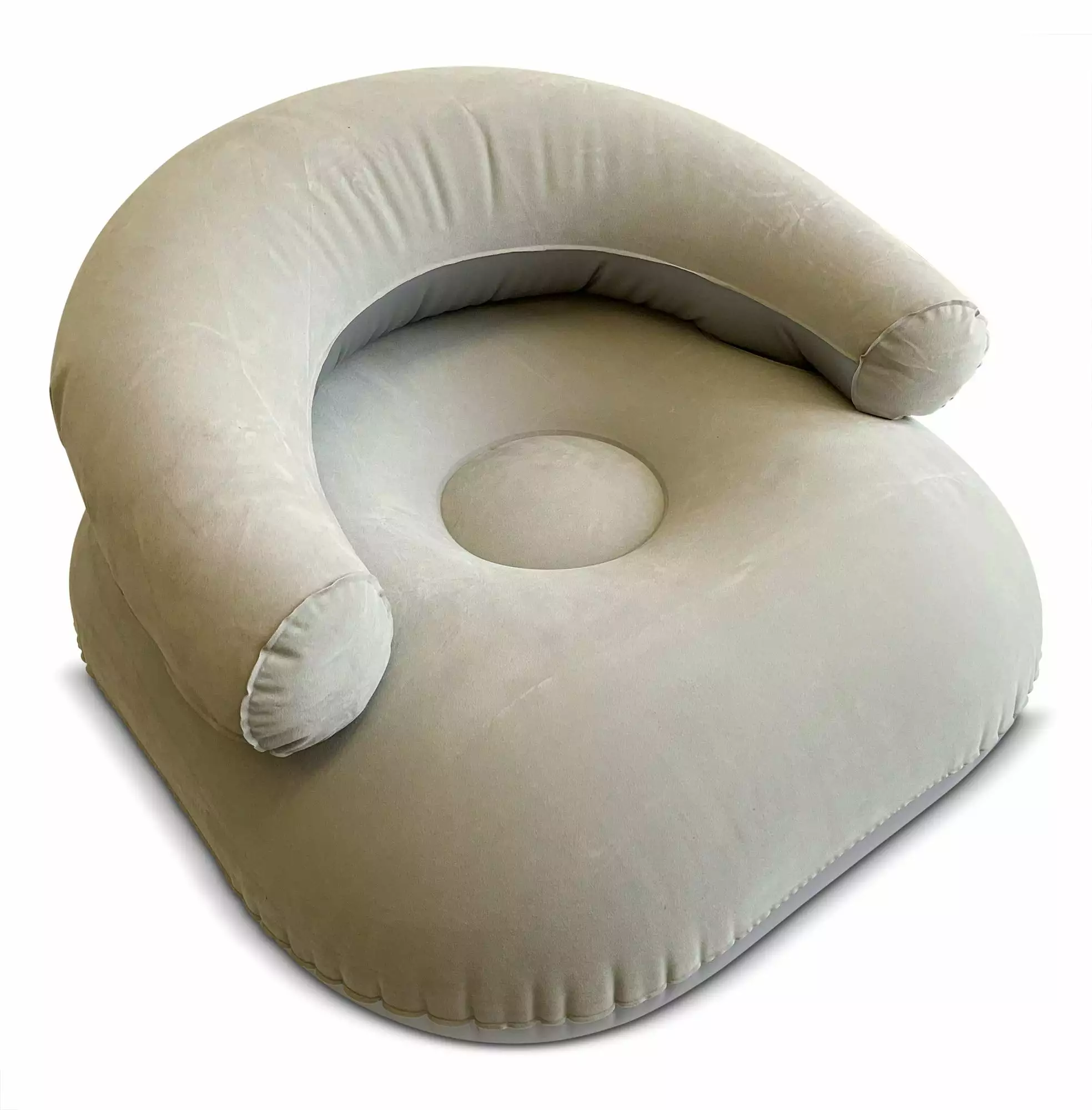 Comfort Axis Inflatable Camp Lounger Sofa Beach Chair Back Cushion Indoor Outdoor