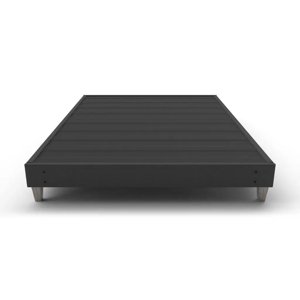 Articulate Quick Installation Bed Frame Foundation King Size Grey Upholstered motiontrend