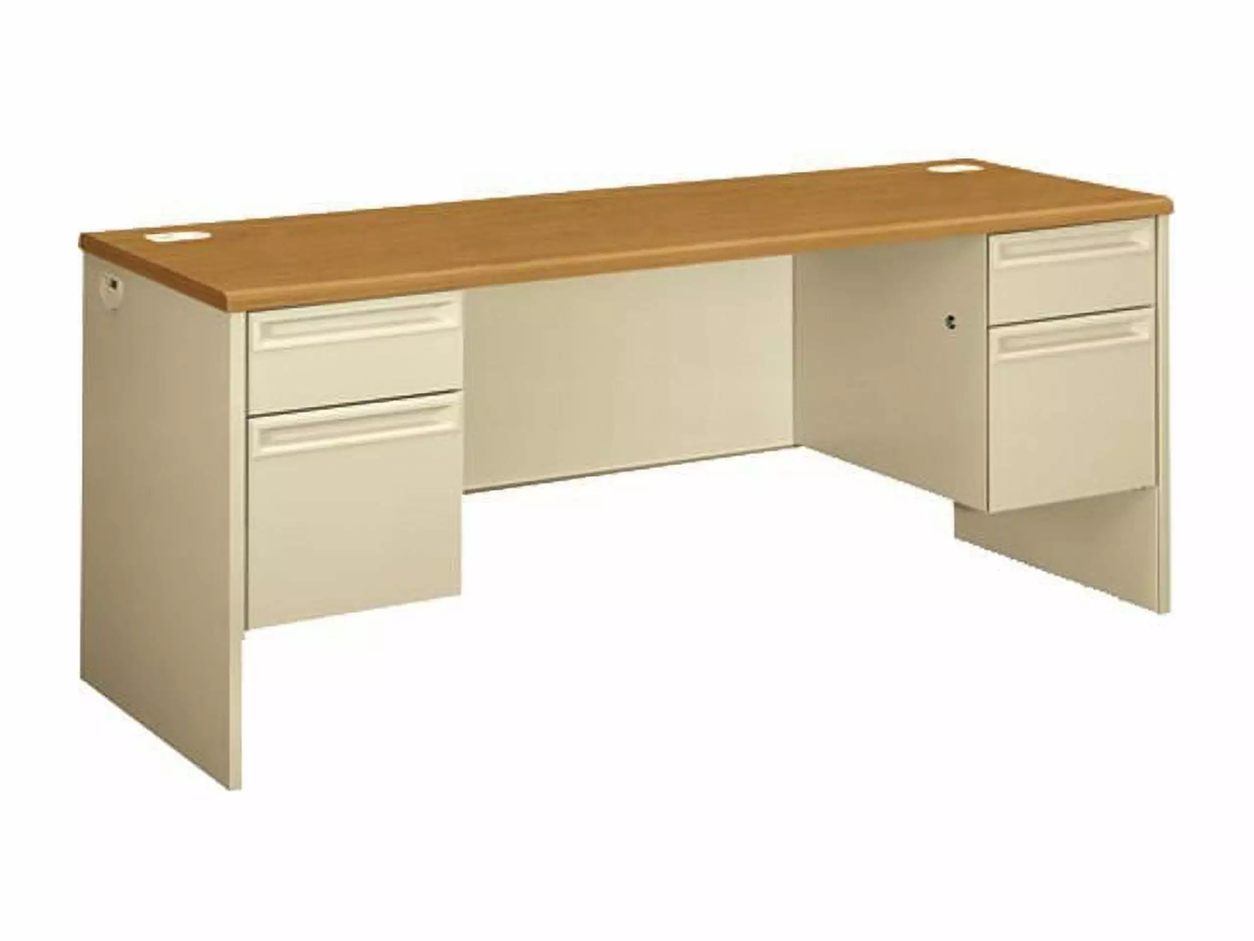 HON 38854CL 38000 Series Kneespace Credenza 29.5x72x24 Harvest Putty Office Desk