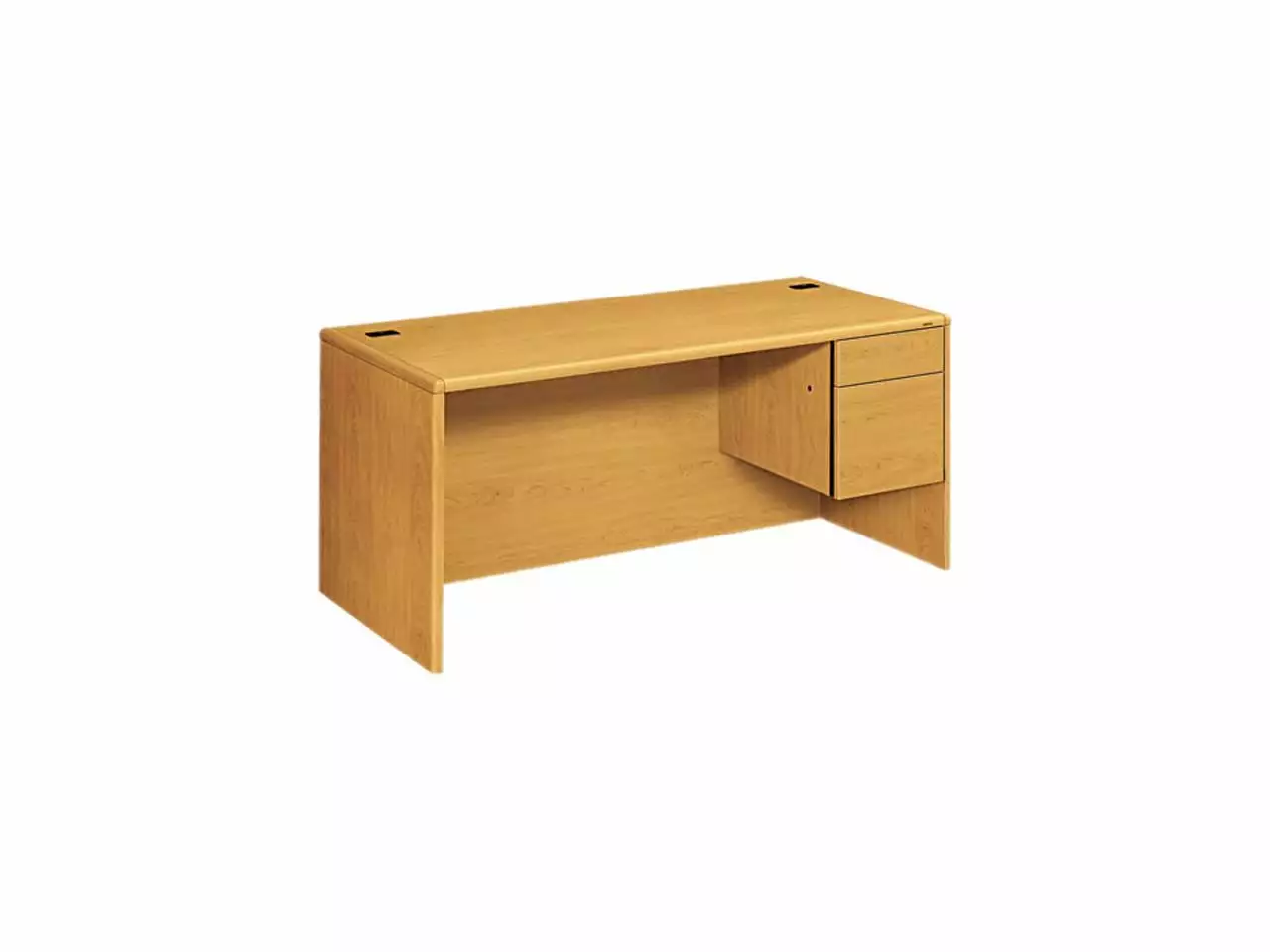 HON 10783RCC 10700 L-Workstation Desk 3/4-Right Pedestal 29.50 x 66.00 x 30.00 Harvest Office Desk