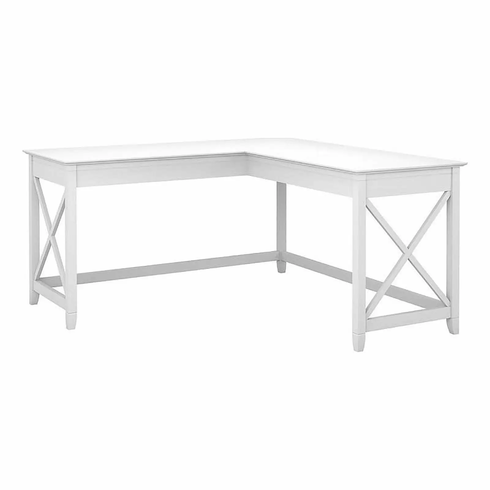 Scranton & Co L Shaped White Contemporary Engineered Wood Desk