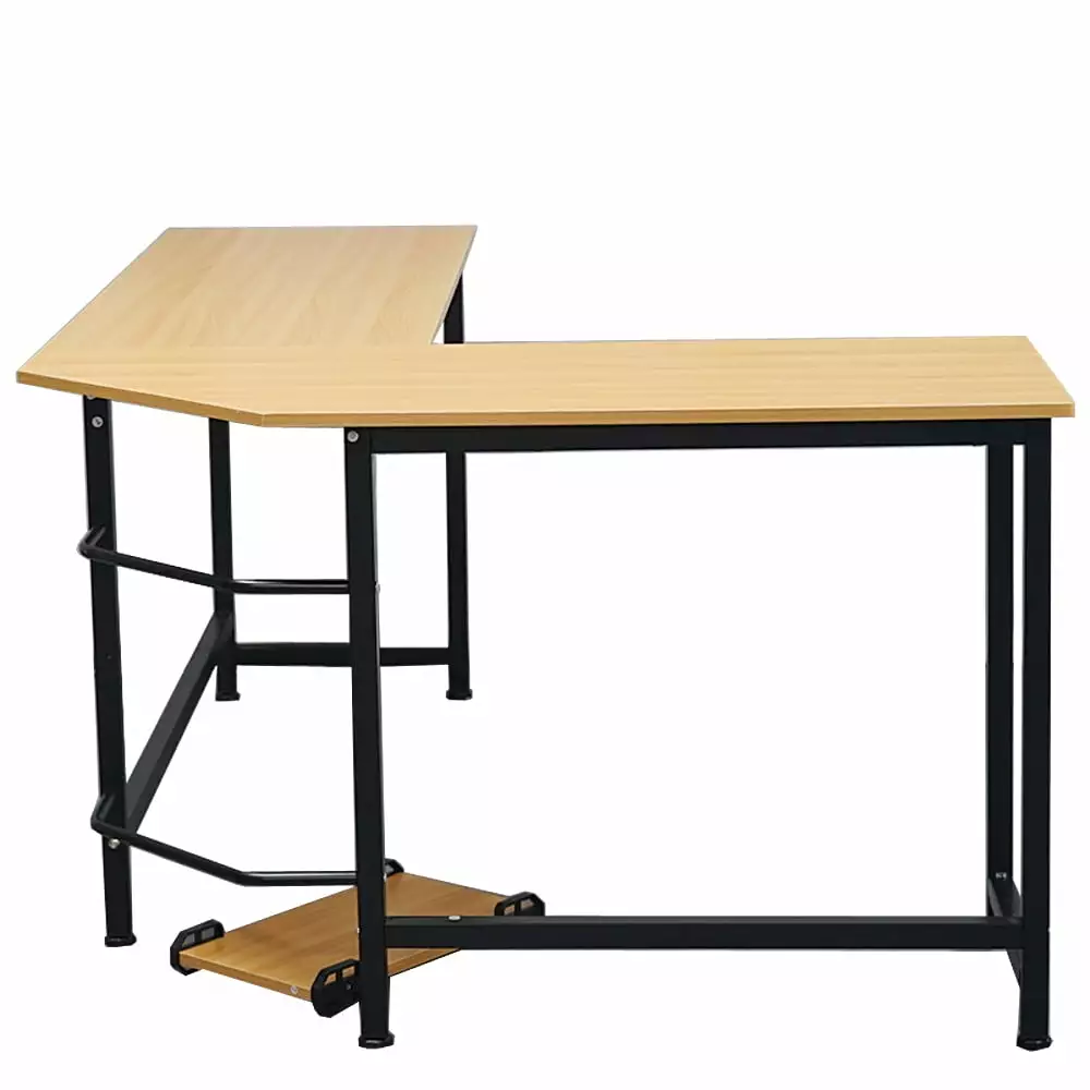 UBesGoo L-Shaped Computer Desk Gaming and Office CPU Stand