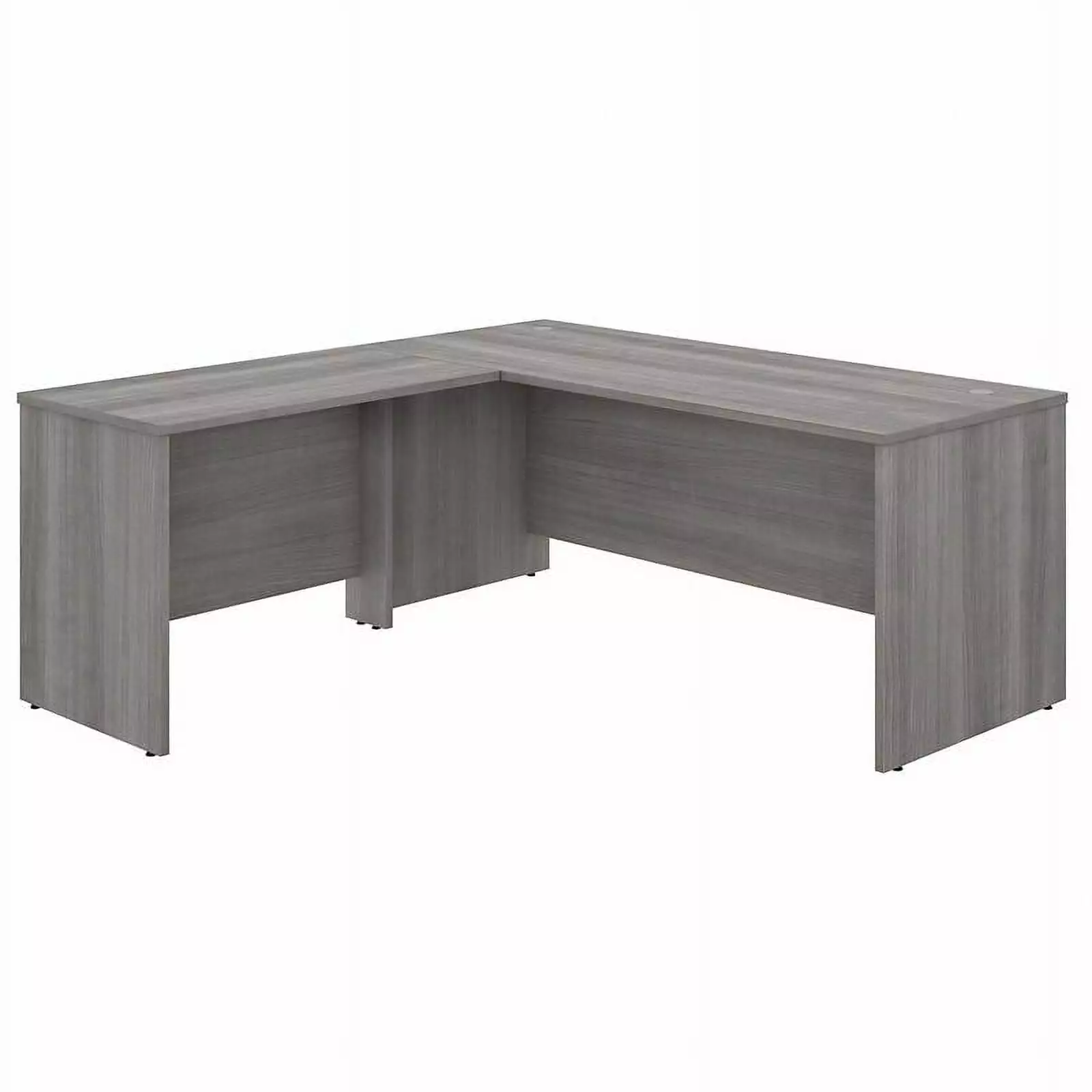 72W Platinum Gray UrbanPro L Shaped Desk 42W Return Engineered Wood
