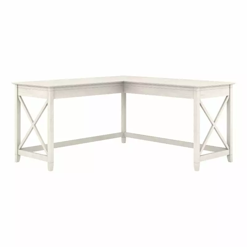 UrbanPro L Shaped Contemporary Engineered Wood Desk White